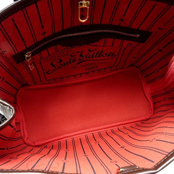 Louis Vuitton Damier Neverfull PM Ebene Tote Bag Brown - Picture 5 of 7